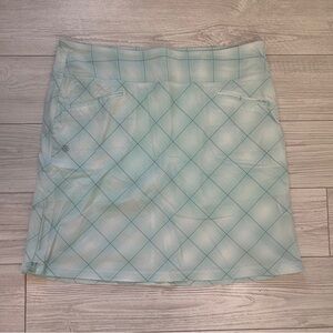 ATHLETA Athleta Tulum Plaid Skort Pickleball Tennis Golf Skirt w/ Shorts Sz. 16T